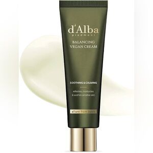 D’Alba Balancing Vegan Cream Soothing Calming for Sensitive Skin New in Box